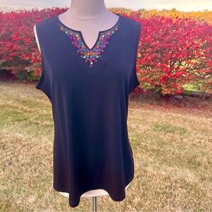 Susan Graver Artisan Sleeveless Top